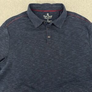 Nat Nast Shirt Mens XL Polo Golf  Outdoor Casual Dad Grandpa Sportcore Luxury